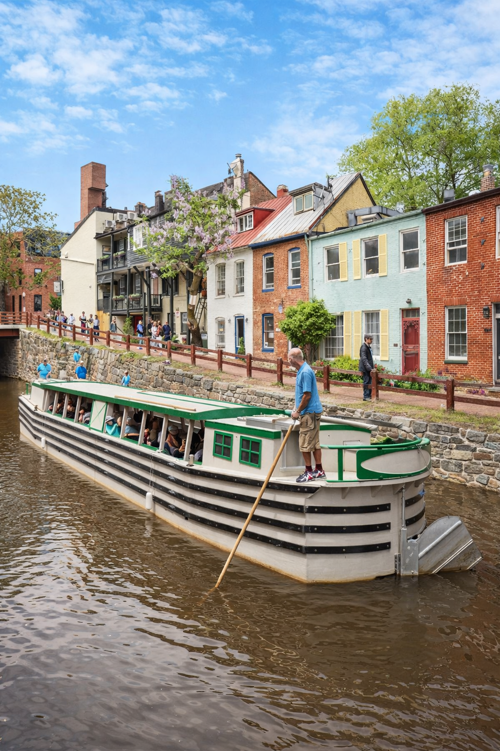 Canal boat on the C&O Canal